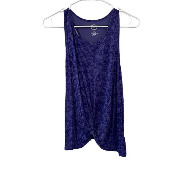 Wonder Nation purple sleeveless tank top with twist detail summer casual workout - Picture 1 of 5